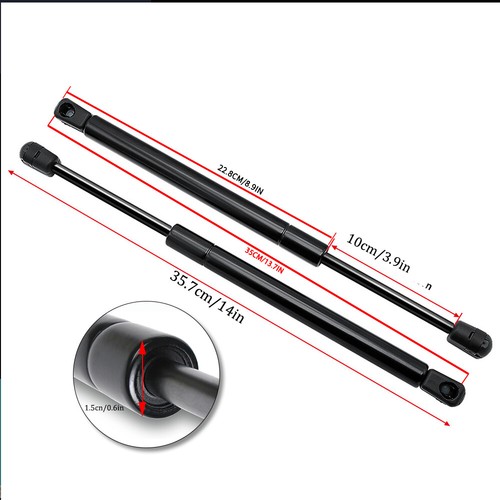 For Ford F-150 1995-03 Front Bonnet Hood Lift Supports Gas Strut Shock Spring x2 - Picture 11 of 12