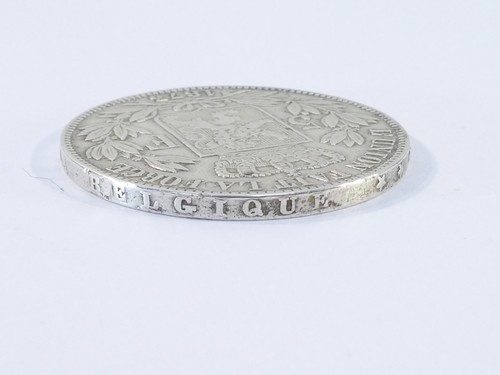 5 FRANCS argent LEOPOLD II ROI DES BELGES 1873 - Picture 5 of 8