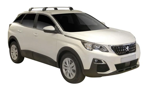 2x Roof racks for Peugeot 3008  2017 - 2023 / Aerodynamic Cross bars - Picture 3 of 3