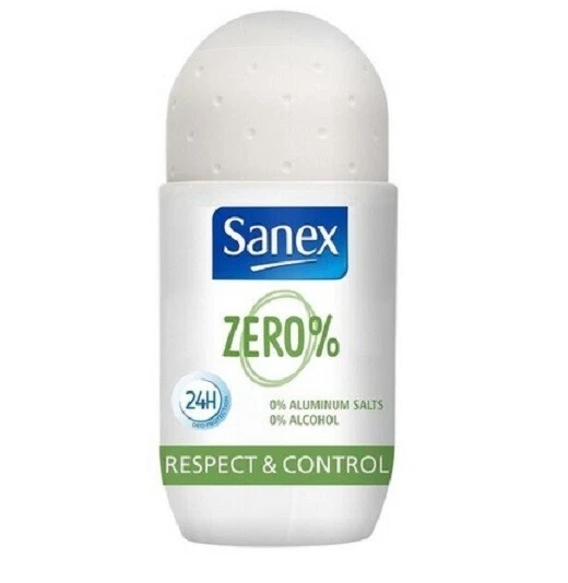 86,00€/L- 6x SANEX Women Deo Roll-on "Zero% Respect Control" - 50ml