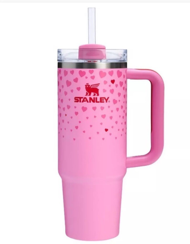 Stanley 30oz H2.0 Flowstate Quencher Tumbler - Sweet Hearts - Valentine's Day