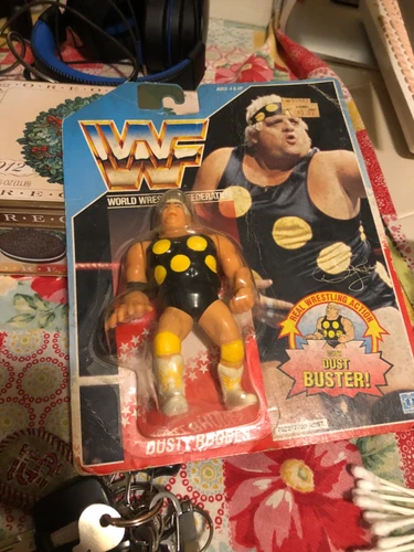 1991 Hasbro WWF Dusty Rhodes - SummerSlam Edition - Sealed on Card RARE VTG