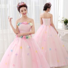 NEW Evening Formal Party Ball Gown Prom Bridesmaid Girls Acting Dress SMFS46