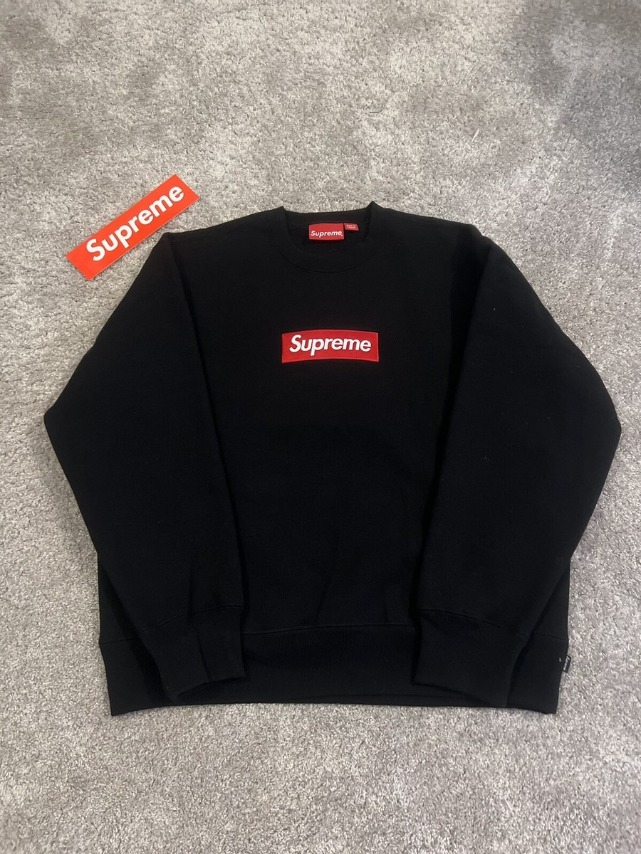 Supreme Box Supreme Box Logo Crewneck Black S Logo Crewneck (FW22