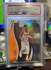 2019 PANINI ILLUSIONS ASTOUNDING TRAE YOUNG ASTOUNDING-ORANGE PSA 9 🔥