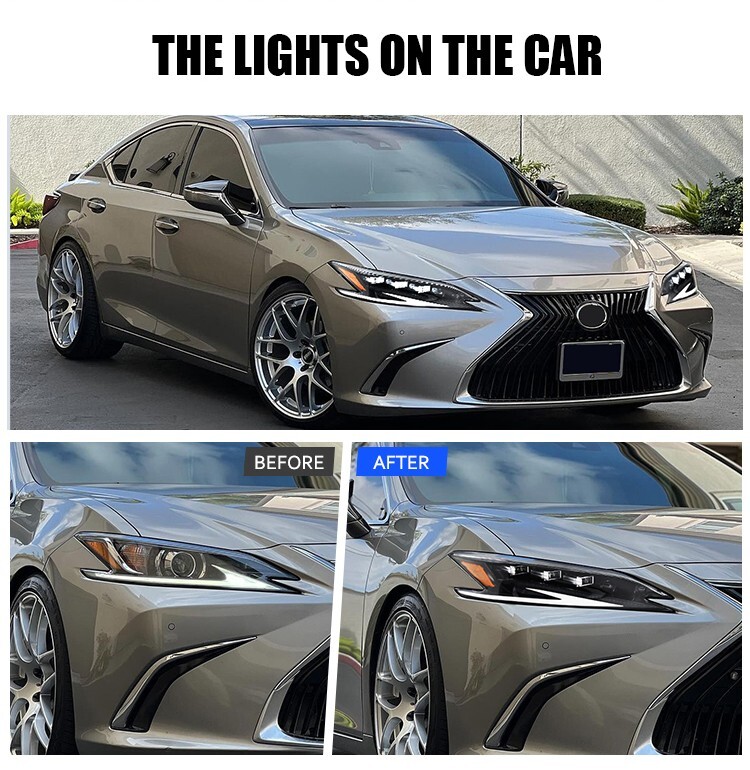 FULL LED Projector Headlights For Lexus ES350 ES300H ES250 2018