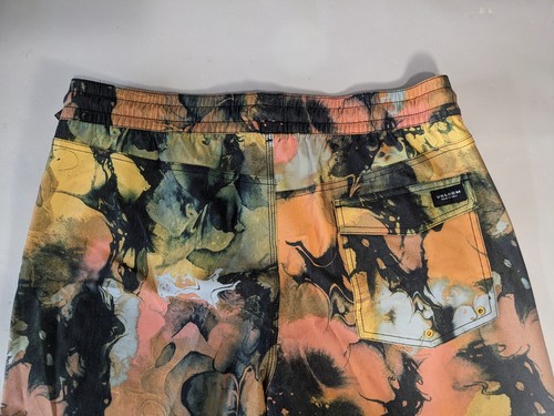 NEW SIZE XL Mens Volcom Boardshorts Polyester 17" Length Chlorine Stoney Trunk - Picture 7 of 8