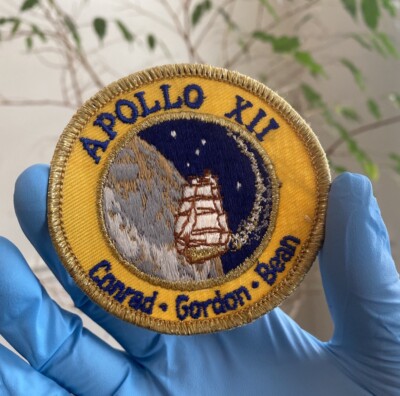 NASA Apollo 12 Space Program Iron On Sew On Patch - Conrad Gordon Bean ...