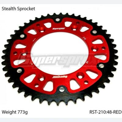 CROWN S STEALTH P520-D48 RED RED FOR HONDA 450 CRF R 2004-2016