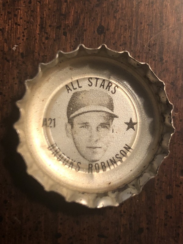 1967 Baseball Coke A21  A.S. Orioles HOF’er Brooks Robinson Rare Bottle Cap