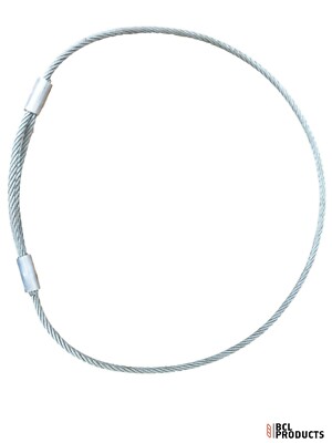 Endless Wire Rope Sling Galvanised Wire Rope Round Sling Choose Size  UK - Main Image