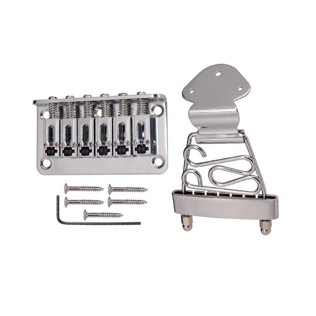Guitar Trapeze Tailpiece Bridge+6 String Bridge for Les Paul