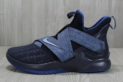 lebron soldier 12 blackened blue