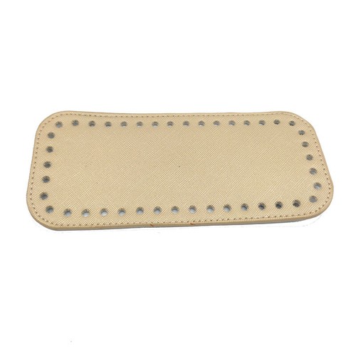 Rectangle Bottom Knitting Synthetic Leather with Hole Bag DIY Crochet Accessory - Picture 19 of 20