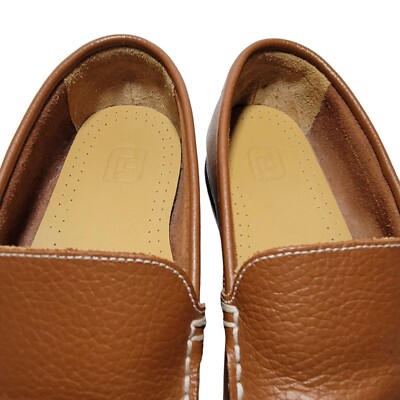 FootJoy FJ Golf Loafers Mens 8.5 W Wide Club Casuals Brown  display picture 1