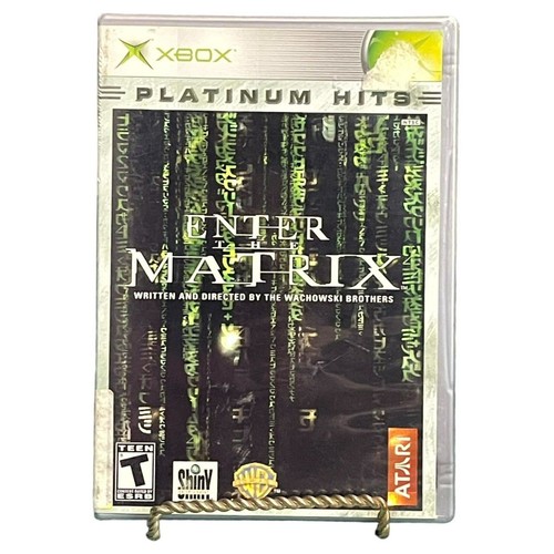 Enter the Matrix (Microsoft XBOX) TESTED Complete Case Disc Book Video Game