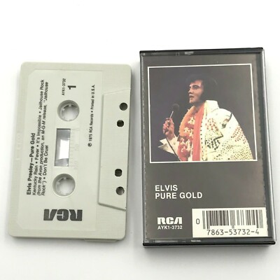 Elvis Presley Pure Gold RCA AYK1-3732 Cassette Tape Fever