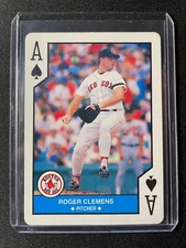 1990 U.S. Playing Card Co. Roger Clemens Red Sox!!!