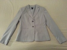 Womens Ann Taylor Jacket Blazer 4 Grey Gray