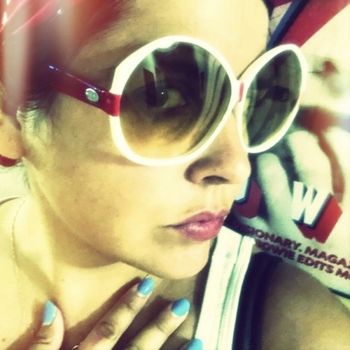 1980’s Jean Louise Scherrer Red & White Colorblock Sunglasses, Paris, France - Picture 5 of 5