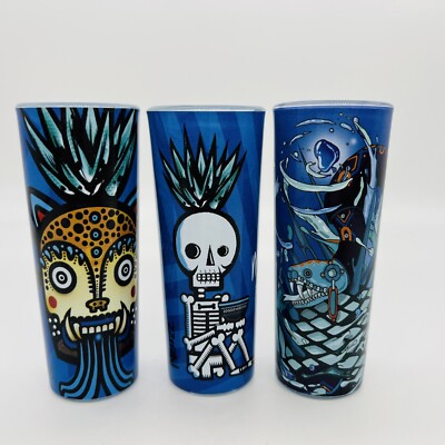 Set of 3 Leyenda del Milagro Tequila Shot Glasses - Open Box
