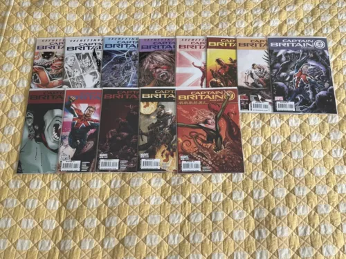 Captain Britain and MI13 #1-15 + Annual + Variant #1 Near Complete Series