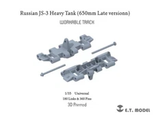 Etmodel  Soviet JS-3 Heavy Tank Late 650mm3d Printing Precision Movable Track