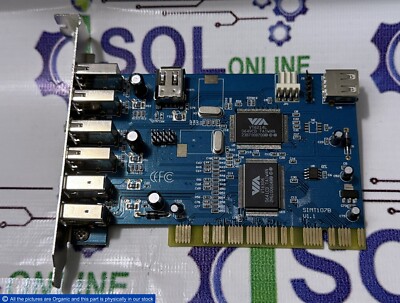 Delock SIMT107B V1.1 PCI IF Card W/ 4 USB & 2 FireWire Port ZUC2401/91-008-00074