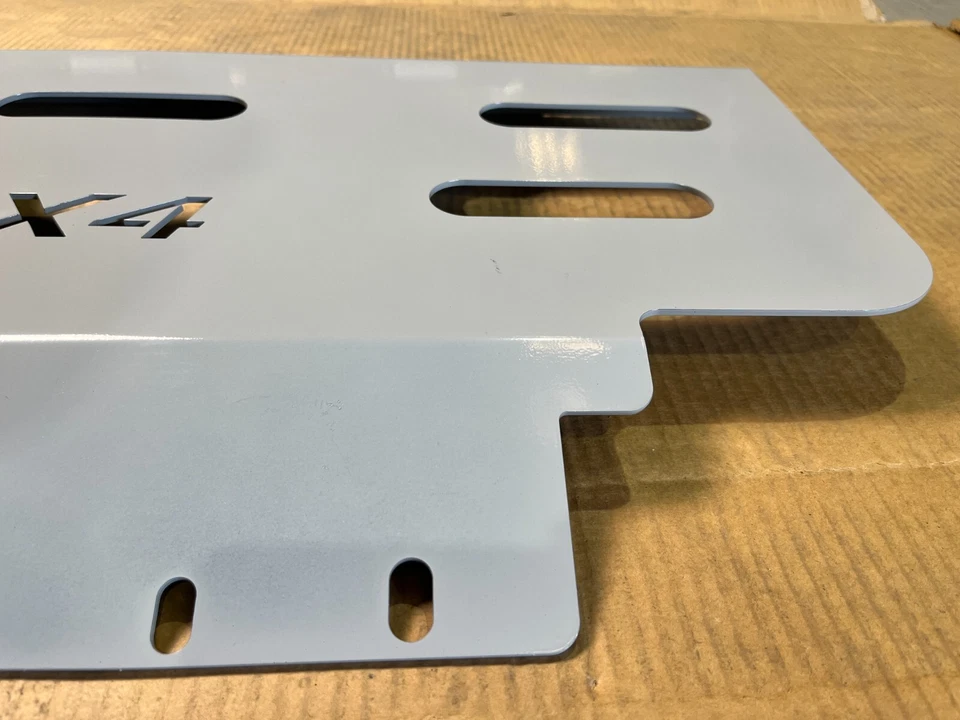 2PC Silver Bash Plate Front Guard for Nissan Navara NP300 2015+ D23 3mm Steel - Image 3 of 4