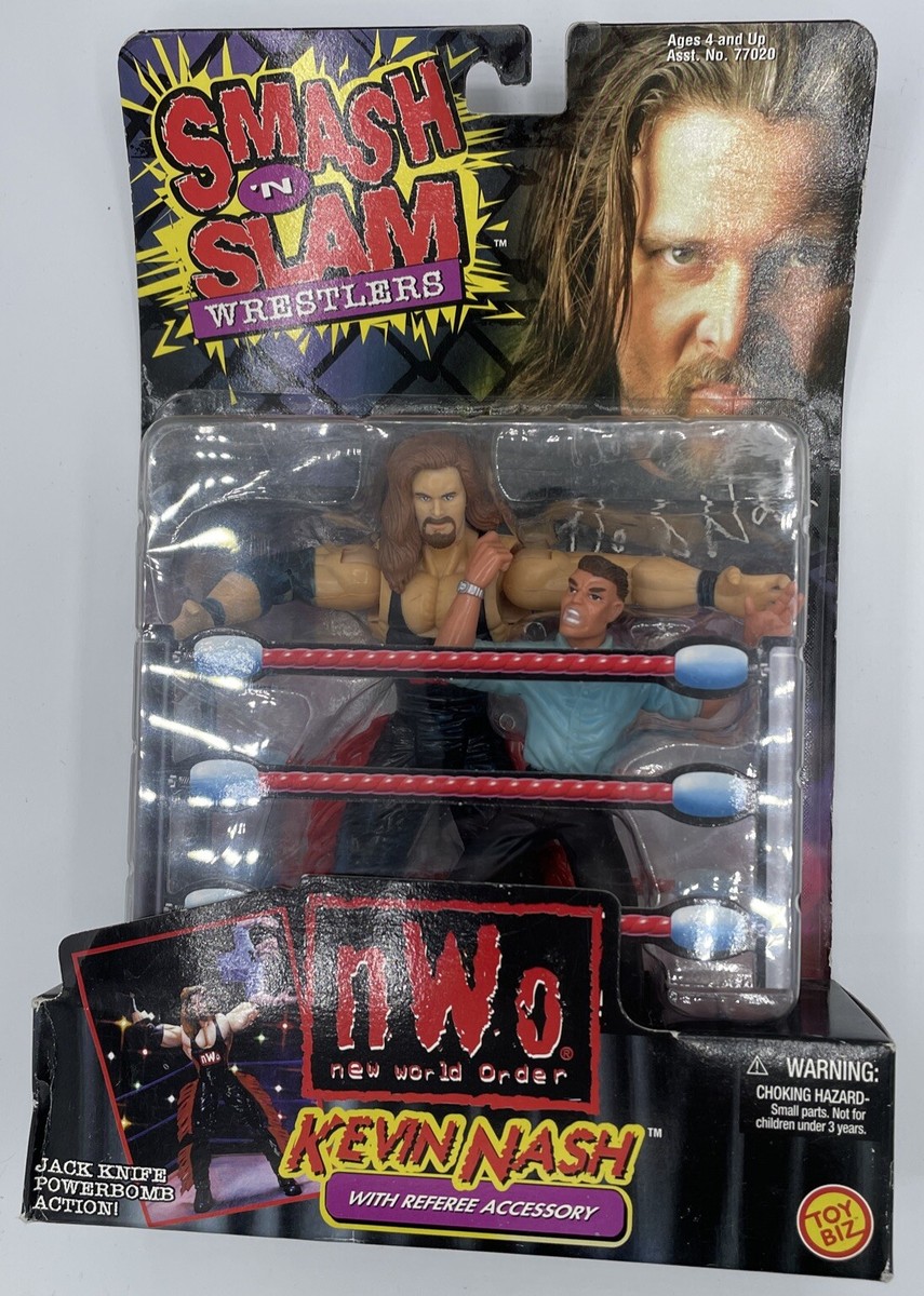 Kevin Nash Smash 'n Slam 1999 NWO WCW Wrestling ToyBiz
