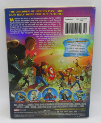 NEXT AVENGERS: HEROES OF TOMORROW ANIMATED DVD, AZARI TORUNN