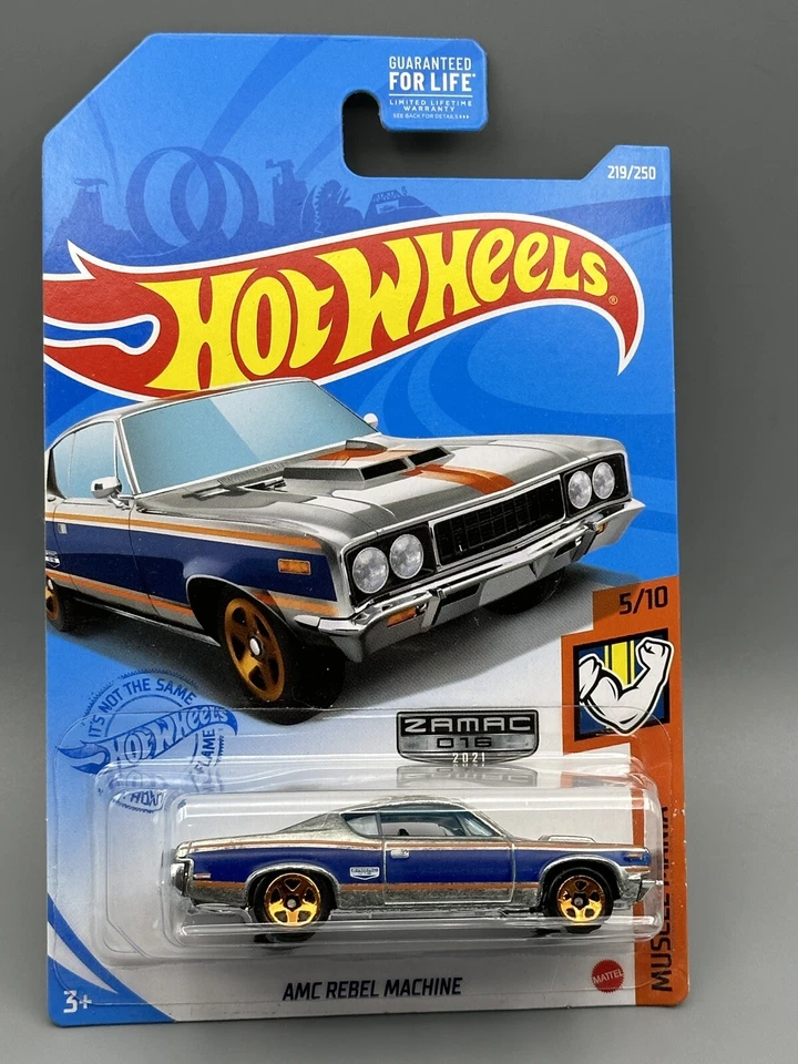 Lot Of 7 Hot Wheels Zamac Assorted Dodge Charger, AMC Rebel & 70’s Van - Image 4 of 4