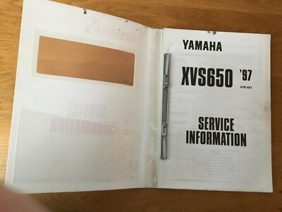 Yamaha XVS650 Werkstatt Service Information Manual 4VR 1997, siehe unten      