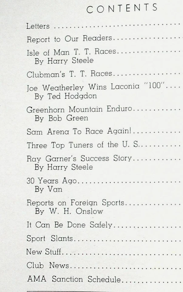 1949 July Motorcyclist Motorcycle Magazine Isle Of Man Laconia Greenhorn Tuners Foto 3 de 4