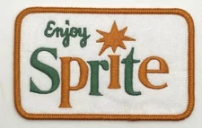 Sprite Cola Patch Retro Vintage Style Sew Iron On Cap Hat Jacket Soda Pop Coke