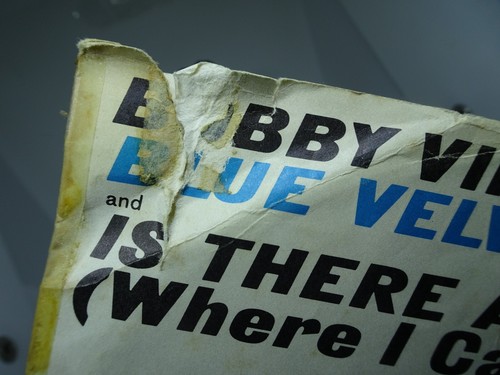 Vintage Bobby Vinton Blue Velvet Epic 45rpm---0923 - Foto 10 di 11