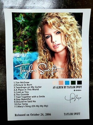 Taylor Swift アルバム 10個セット Taylor Swift - Set Of 8 - Album Cover Glossy Photo Posters 