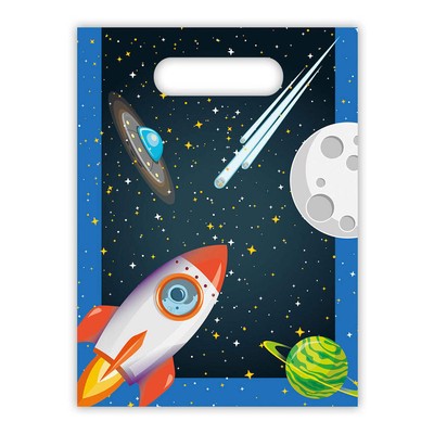 Globes Party Bags Rocket Space, 6pcs