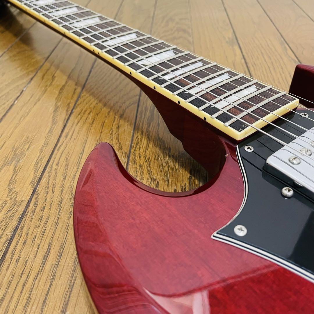 Burny SUPER GRADE Red SG type Made in Japan Electric Guitar