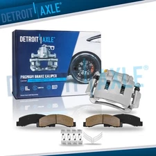 Front Left Brake Caliper & Brake Pads for 1999-2004 Ford F-250 F-350 Super Duty