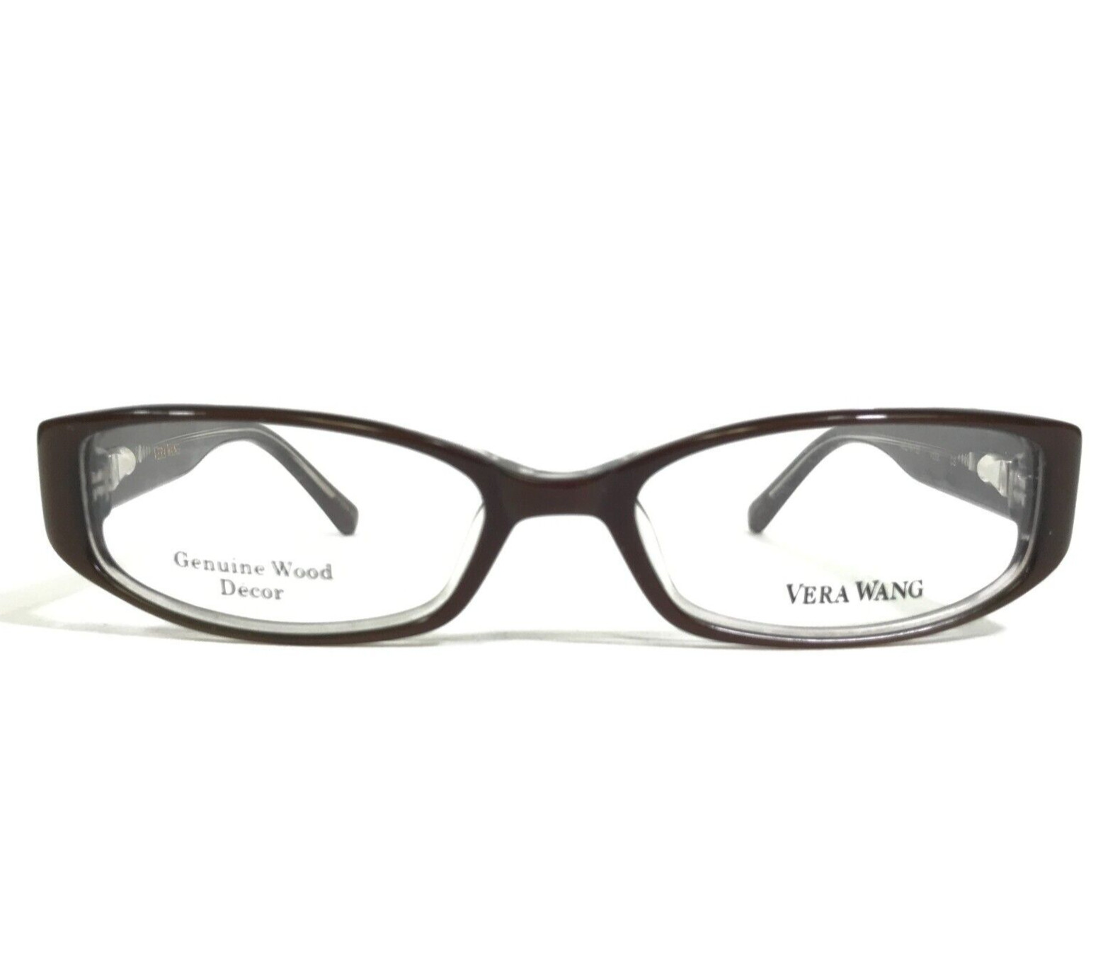 Vera Wang Eyeglasses Frames V033 CS Brown Rectangular Cat Eye Full Rim 49-16-132 12490₽