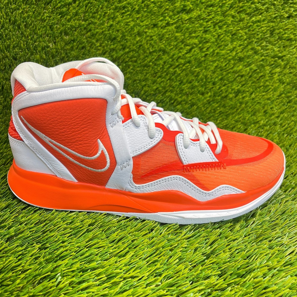シューズ(男性用) kyrie Infinity TB Nike Kyrie Infinity TB Team Orange White Mens Size 8.5