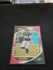 2019-20 Panini Absolute Football Sam Darnold Red Squares 086/199 JETS