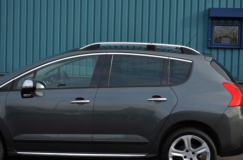 Aluminium Roof Rack Rails Side Bars Set To Fit Peugeot 3008 (2008-16) - Picture 2 of 5