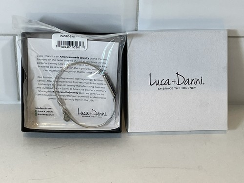 Luca + Danni Mama Mom Crystal Bracelet Bangle Mother Regular Silver NEW Free shi - Picture 9 of 9