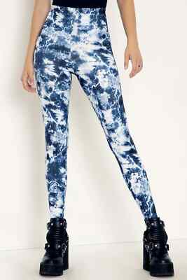 BlackMilk Stormy HWMF Leggings Thunder Lightning Size Medium M NEW NWT