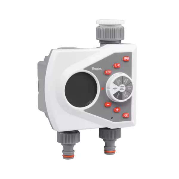 double outlet electronic digital programmable garden water irrigation timer