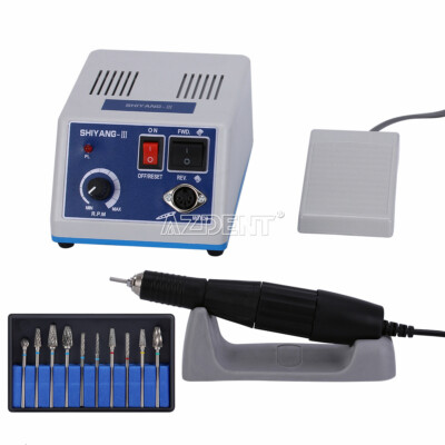 #ad #ad Dental Lab Marathon Electric Micromotor Polishing 35K rpm Handpiece Carbide Burs $31.44