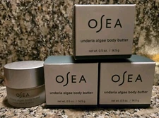 3x Osea Undaria Algae Body Butter Moisturizer 15ml/0.50 oz Each Travel Size NEW 