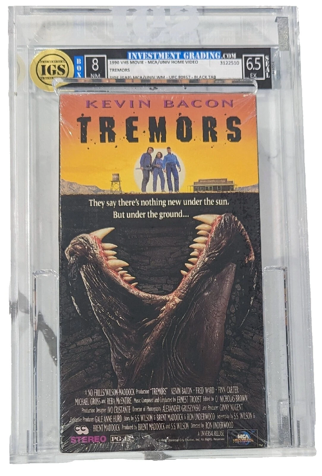 Full Screen Horror PG-13 Rated VHS Tapes